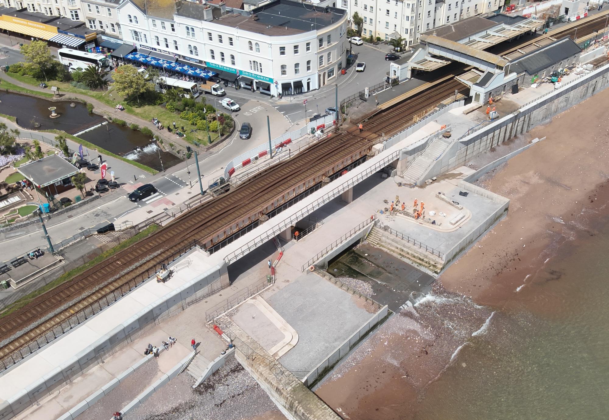 £80m Dawlish sea wall upgrades complete as it is finally set to reopen this summer Rail News